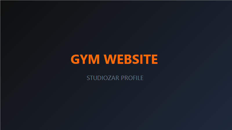 Gym Website