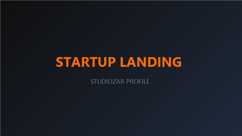 Startup Landing Page